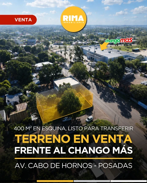 Terreno frente a Changó Más — RIMA