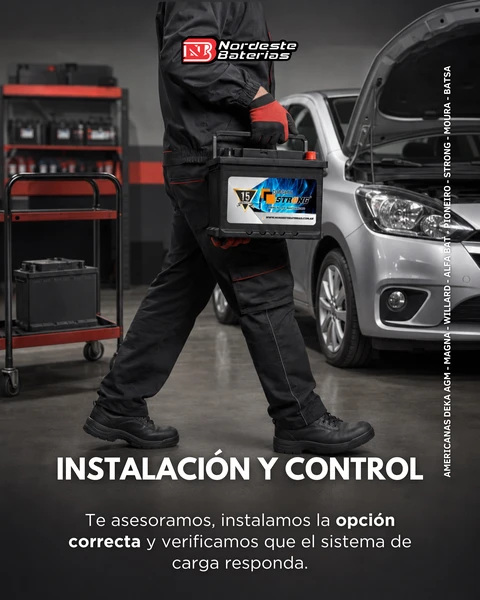 Instalación y control — Nordeste Baterías
