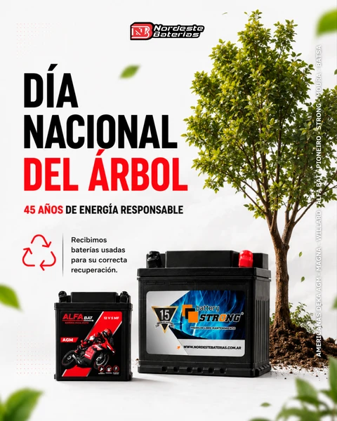 Día Nacional del Árbol — Nordeste Baterías